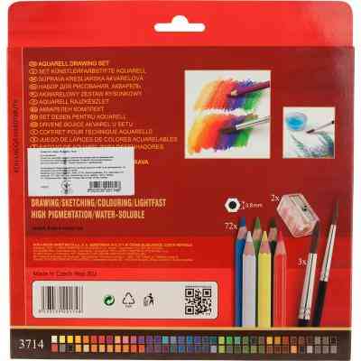 Карандаши цветные Koh-i-Noor Mondeluz акварельные 72 цвета (3714) Винница