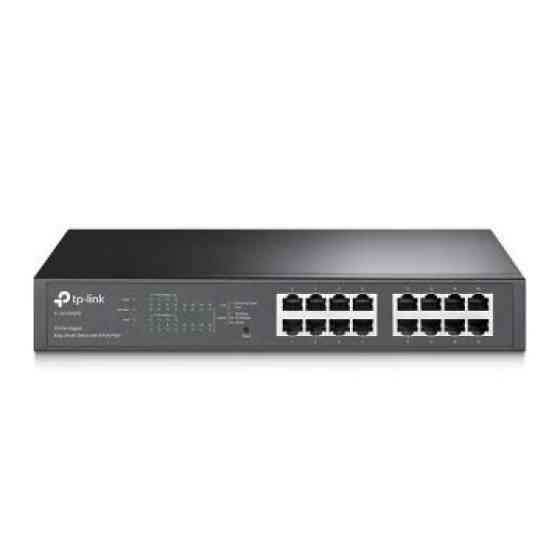 Комутатор TP-Link TL-SG1016PE 16x1GE/8xPoE+ 124.4 Вт, EasySmart (TL-SG1016PE) Киев