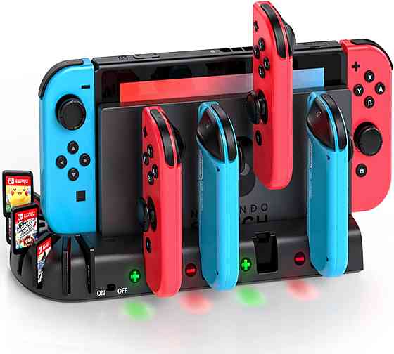 Подставка зарядка для контроллеров Nintendo Switch Standard / OLED OIVO KDD-001 Киев