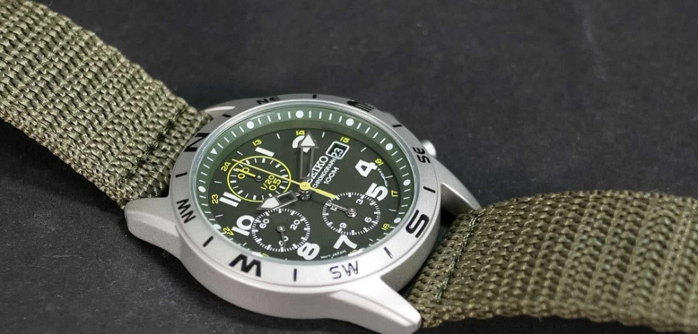 Часы Seiko SND377R Green с хронографом. Харьков - изображение 7