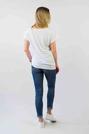 Футболка патриотическая женская 44 белый Киев