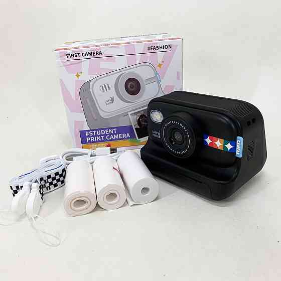 Детская камера с возможностью печати, Детский фотоаппарат моментальной печати с принтером XR-87 Львов