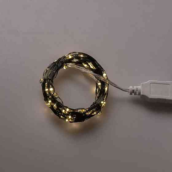 Гірлянда "Роса" 10м на 100 LED лампочок зелена Київ