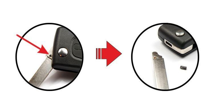 Ключ заготовка Opel с чипом и 2 кнопками Киев - изображение 9