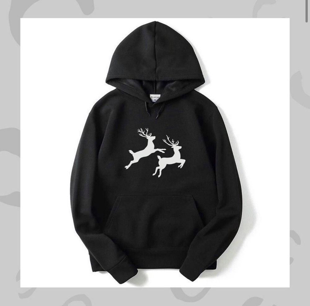 Чоловіче/Жіноче худі з капюшоном.100% бавовна — Олені Чернівці - фото 1