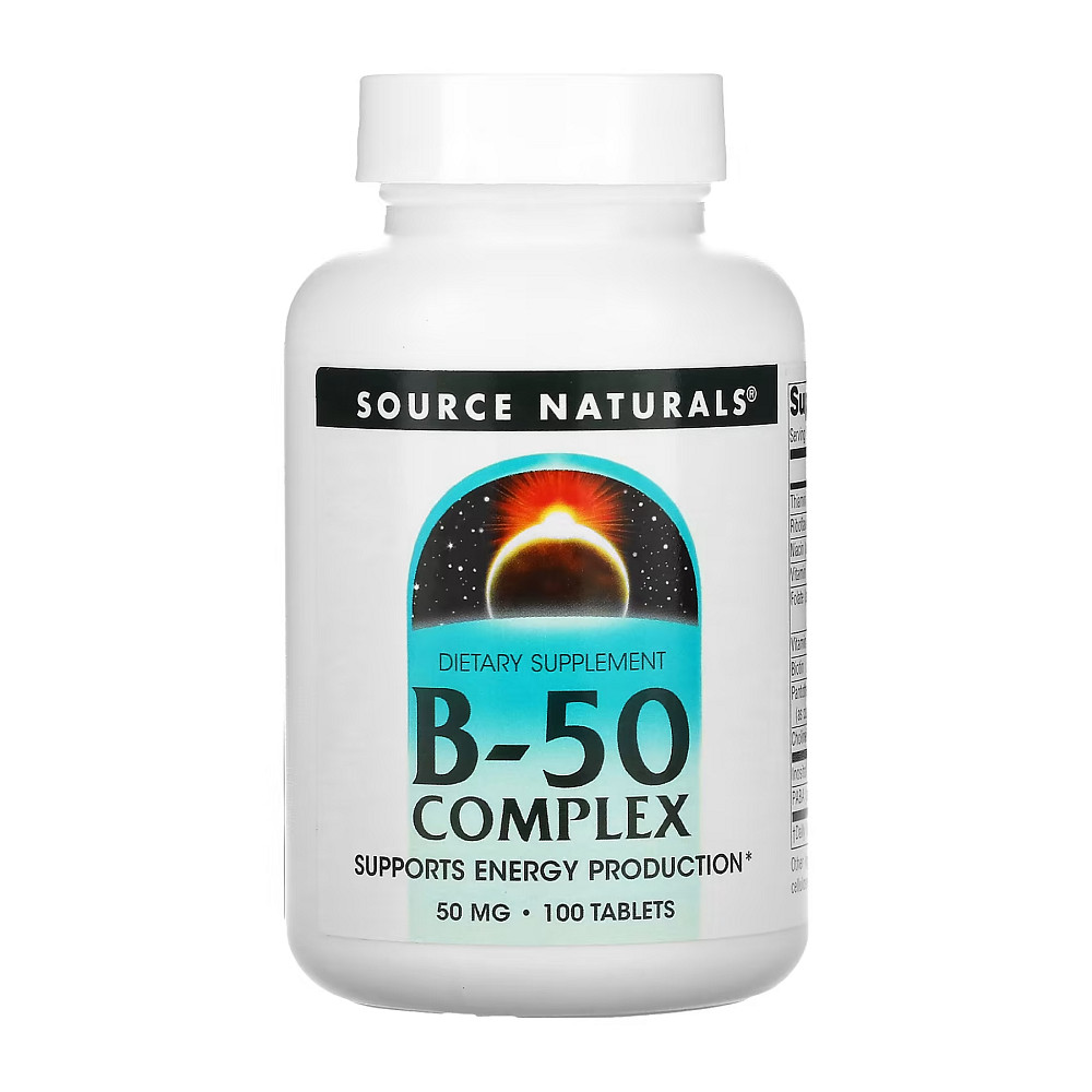 Vitamin B-50 Complex 50mg - 100 tabs Луцьк - фото 1