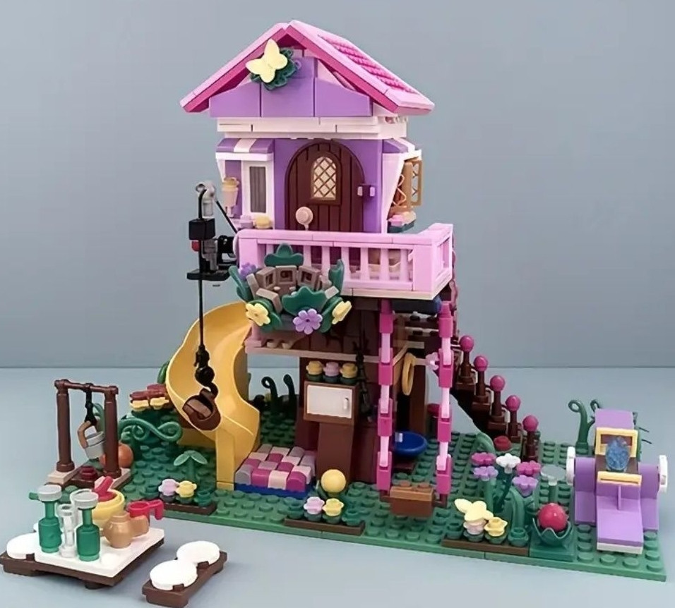 Конструктор для дівчаток Рожевий Дім 685 деталей Lego + 2 Мініфігурки. Харків - фото 4