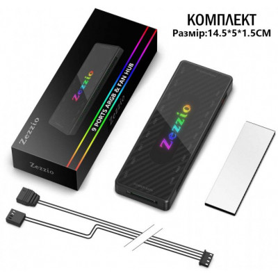 Модуль управління підсвічуванням Zezzio 1 to 9 ARGB PWM HUB Вінниця - фото 6