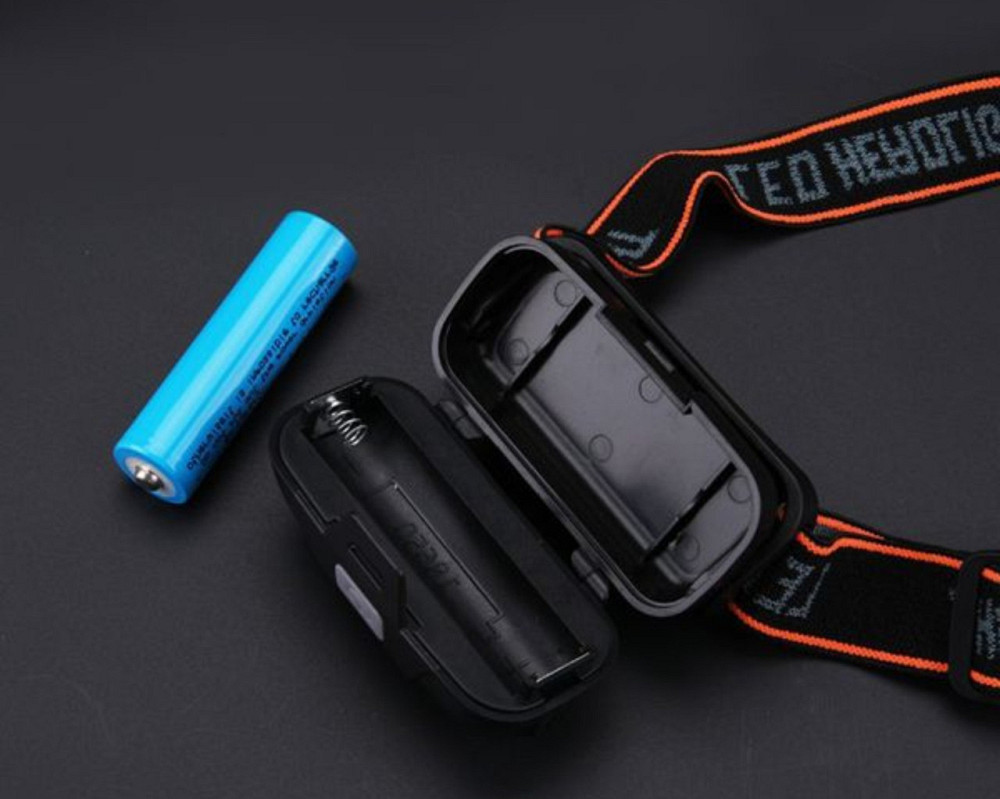 Фонарь на лоб красный аккумуляторный налобны Красный све режим SOS Одеса - фото 4