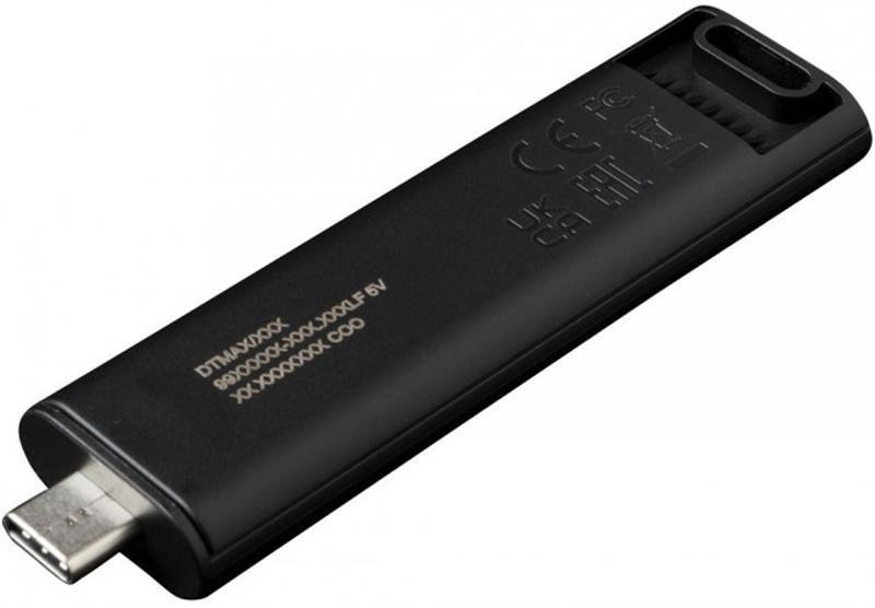 Флешнакопичувач USB3.2 512 GB Type-C Kingston DataTraveler Max Black (DTMAX/512GB) Чорний Харків - фото 3