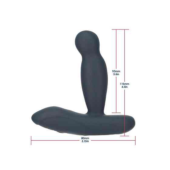 Массажер простаты с ротацией и вибрацией Lux Active Revolve, пульт ДУ Sex Aura Киев