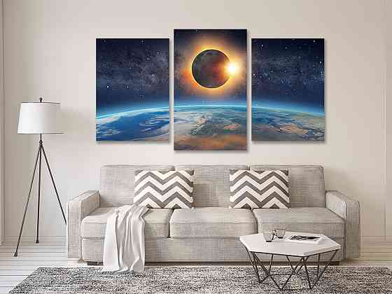 Модульная картина в гостиную / спальню   Космічний простір  Art-715_3 100x150 см Киев