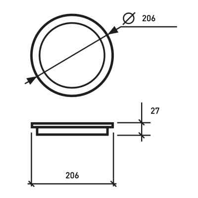 Світильник Eurolamp Downlight NEW 20W 1900lm 4000K (LED-DLR-20/4(new)) Вінниця