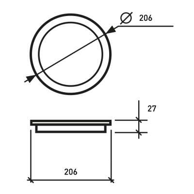 Светильник Eurolamp Downlight NEW 20W 1900lm 4000K (LED-DLR-20/4(new)) Винница - изображение 2