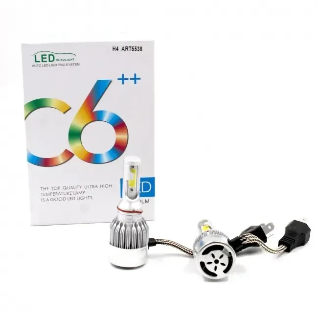 Комплект LED ламп  для авто C6 H4 Одесса - изображение 1