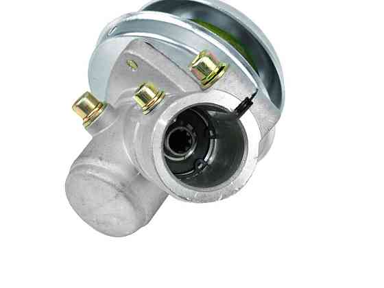 Редуктор кутовий садового тримера "GeKo" діаметром монтажного отвору 26 мм на квадратний вал вал 9 зубів 28 мм Стрий