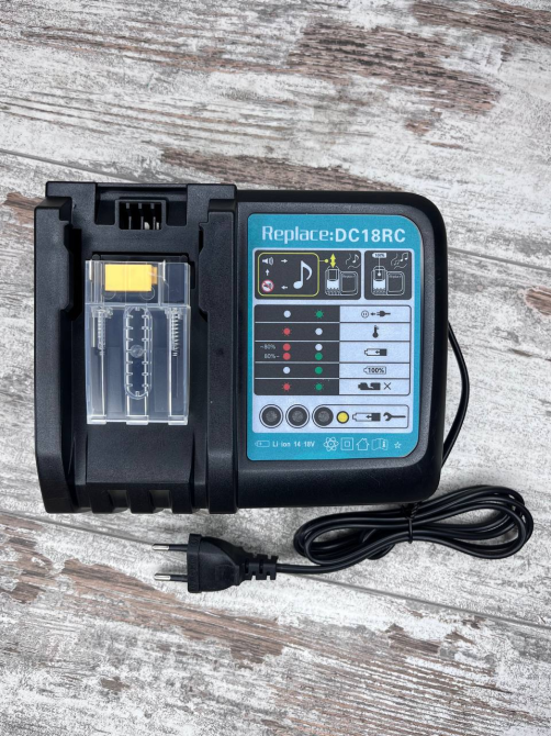 Быстрозарядное устройство Makita DC18RC для Li-ion аккумуляторов 14.4-18В Макита Киев - изображение 2