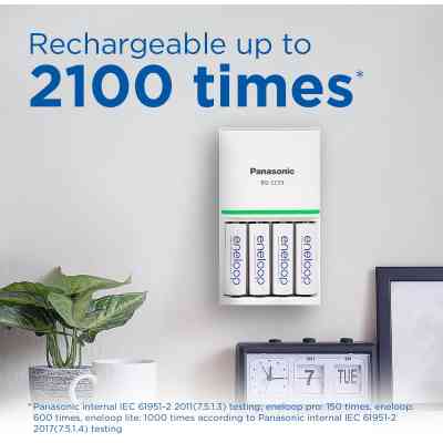 Аккумулятор Panasonic AA Eneloop 2000mAh NI-MH * 4 + Сase (BK-3MCDEC4CP) Винница