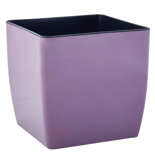 Вазон Квадро 16*16*15,5см низький фіолетовий Алеана Житомир - изображение 1