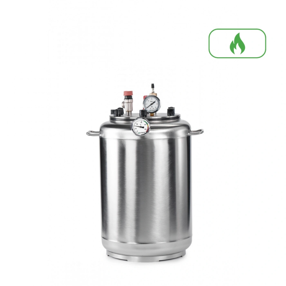 Автоклав бытовой А24 на 24 банки, нержавеющая сталь, домашний для консервирования Киев - изображение 1