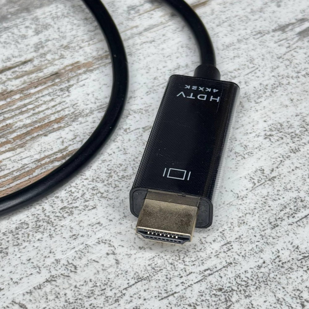 Кабель USB Type-C – HDMI 1.7 м, 4K 30Гц, Thunderbolt 3, для Apple MacBook та ноутбуків Київ - фото 4