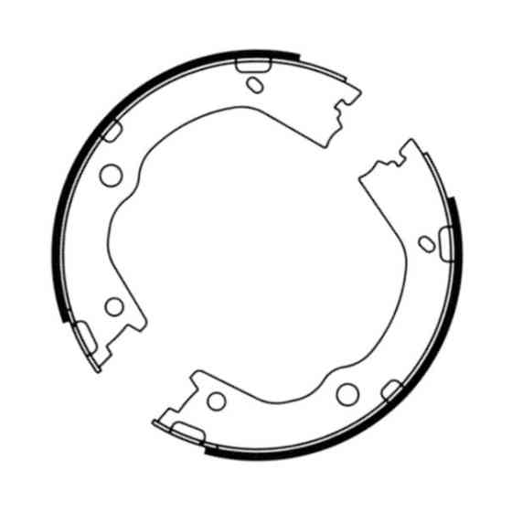 Колодки ручника автомобіль Хюндай Santa Fe, автомобіль Кіа Sorento II 04- (190x26) Мукачево