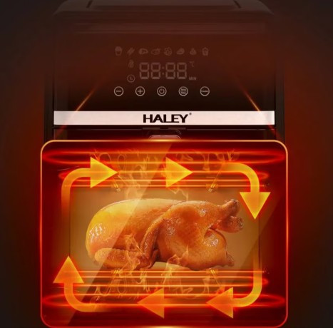 Мультипечі-аерогриль Haley HY-2533 2000Вт (7л) з металевою пластиною, безолійна аерофритюрниця на 8 програм Одеса - фото 6