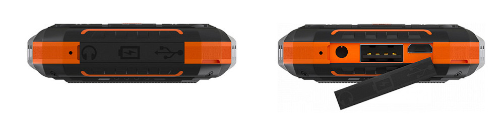 Мобильный телефон ERGO E283 Dual Sim Black orange (7199690) Киев - изображение 3