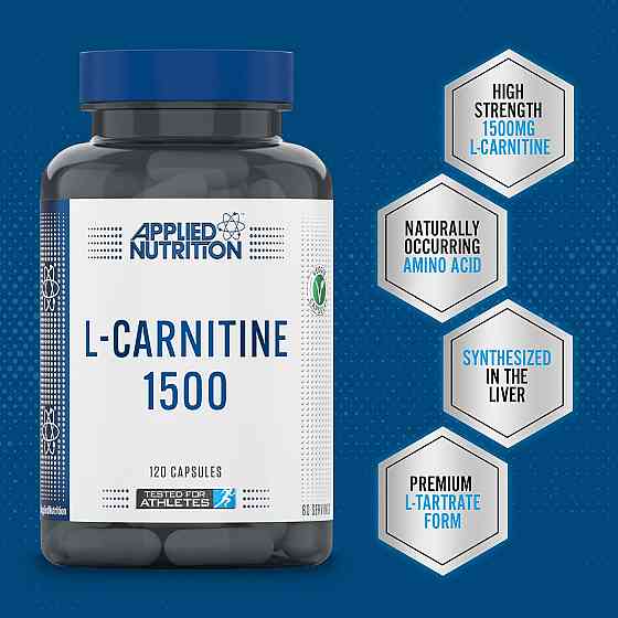 L-карнітин Applied Nutrition L-Carnitine 1500 mg 120 Capsules Луцьк