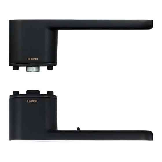 Ручки безрозетні Gavroche GRclick Black/White чорні з білою вставкою Київ