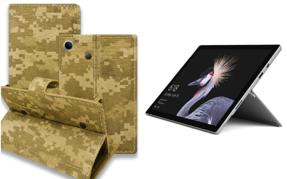 Книжка-трансформер для планшета Microsoft Surface Pro 2, Pro 3, Pro 4, колір Black Pixel Київ