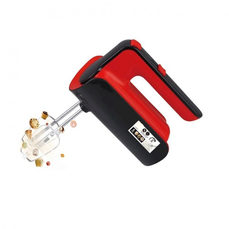 Потужний і багатофункціональний міксер 800Вт, 2 віночки; 2 гаки для тіста DOMOTEC R6653R 9332 Число швидкостей-5 Одеса - фото 2