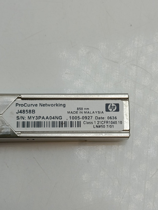 Оптичний трансивер HP ProCurve Networking Gigabit SX Mini-GBIC / SFP (P/N: J4858B) (товар вживаний) 1шт Луцк - изображение 2