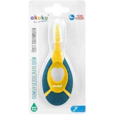 Детская зубная щетка Akuku 0-2 роки, синій (A0158) Винница