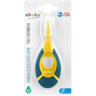 Дитяча зубна щітка Akuku 0-2 роки, синій (A0158) Вінниця - фото 2