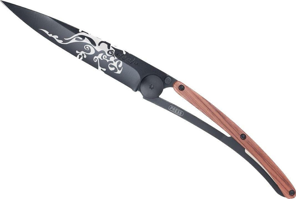 Универсальный Складной Нож с лазерной гравировкой Геккон Deejo 