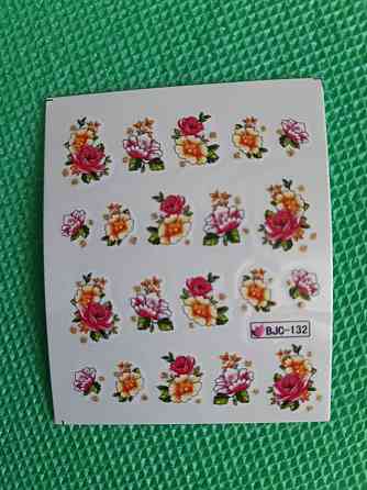 Красивые наклейки на ногти - размер стикера 6*5см, инструкция по применению есть в описании товара Киев