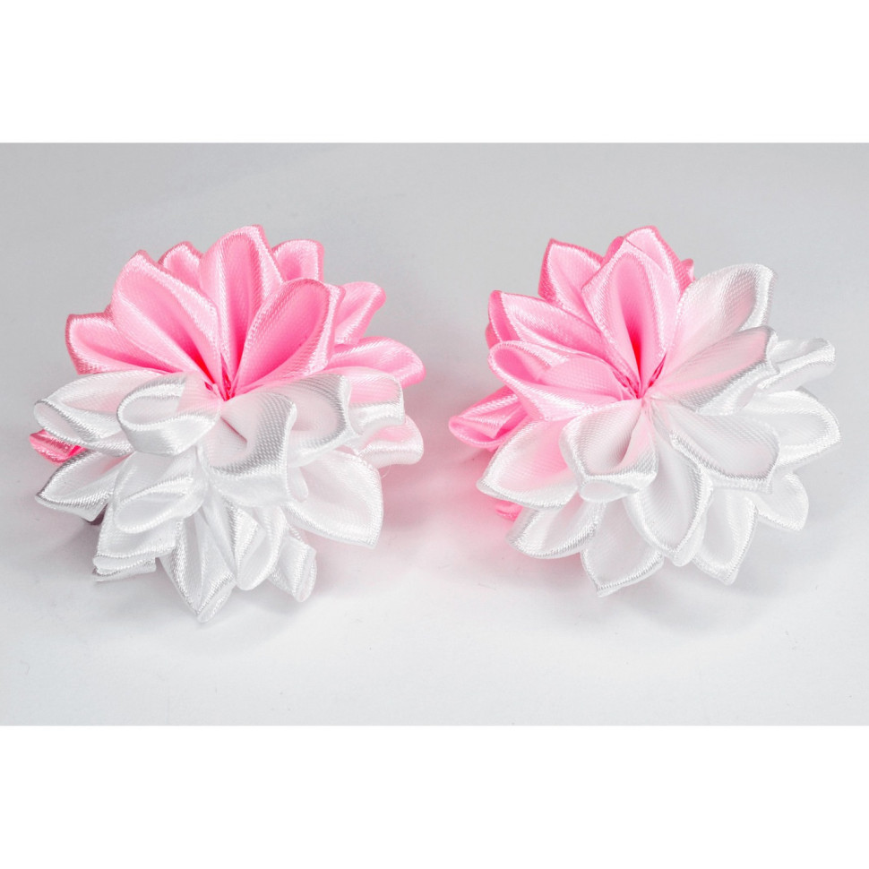 Набір резинок для волосся 0108-345, 10 штук, з бантом-квіткою Вінниця - фото 3