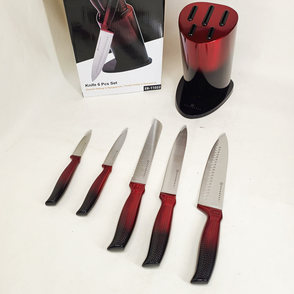 Кухонный нож из нержавеющей стали металлический, Ножи для кухонных нужд, Набор ножей для новой кухни XB-57 Львов - изображение 9