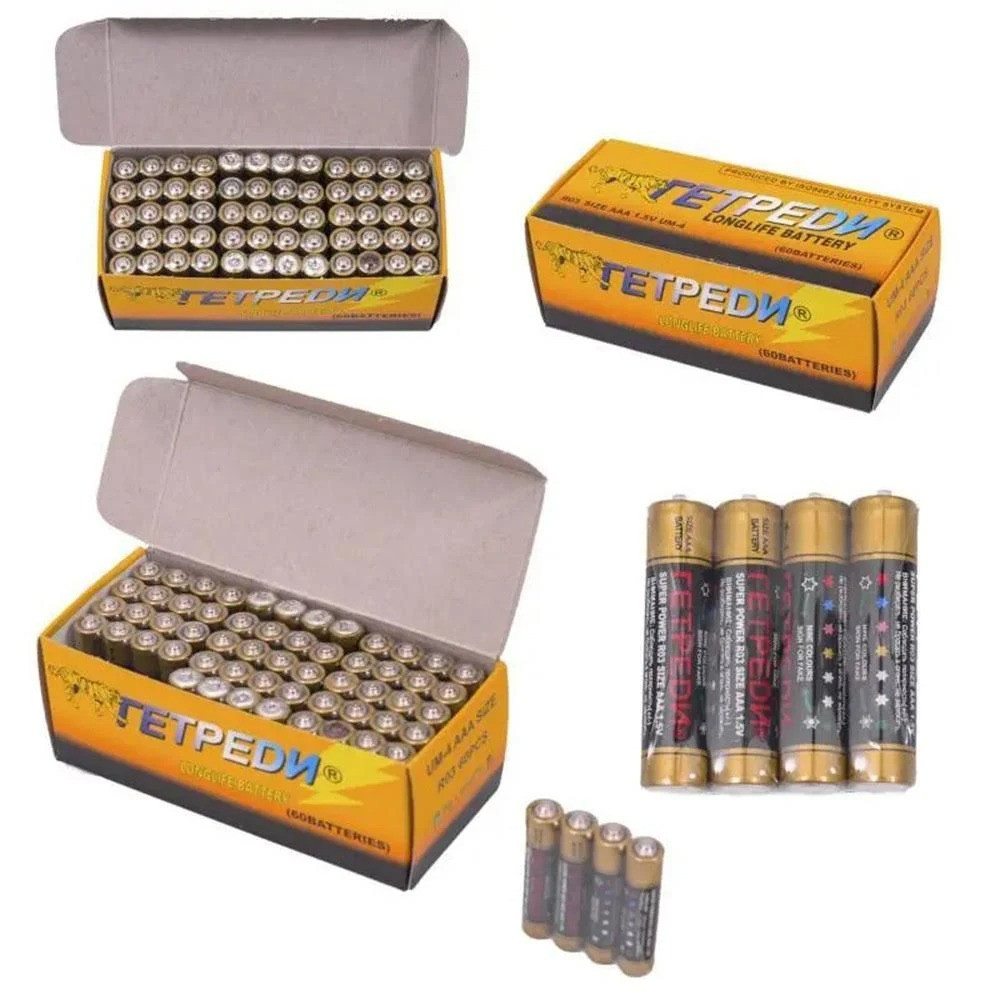 Батарейка AAА (LR03/286), 1шт, ГЕТРЕDИ, 1,5Вт, Солевая Киев - изображение 8