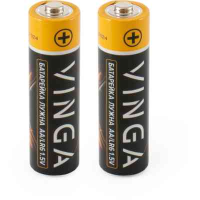 Батарейка AA LR6 Alkaline 2pcs Blister Vinga (VJABAA2) Винница
