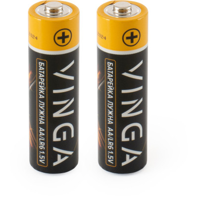 Батарейка AA LR6 Alkaline 2pcs Blister Vinga (VJABAA2) Винница - изображение 2