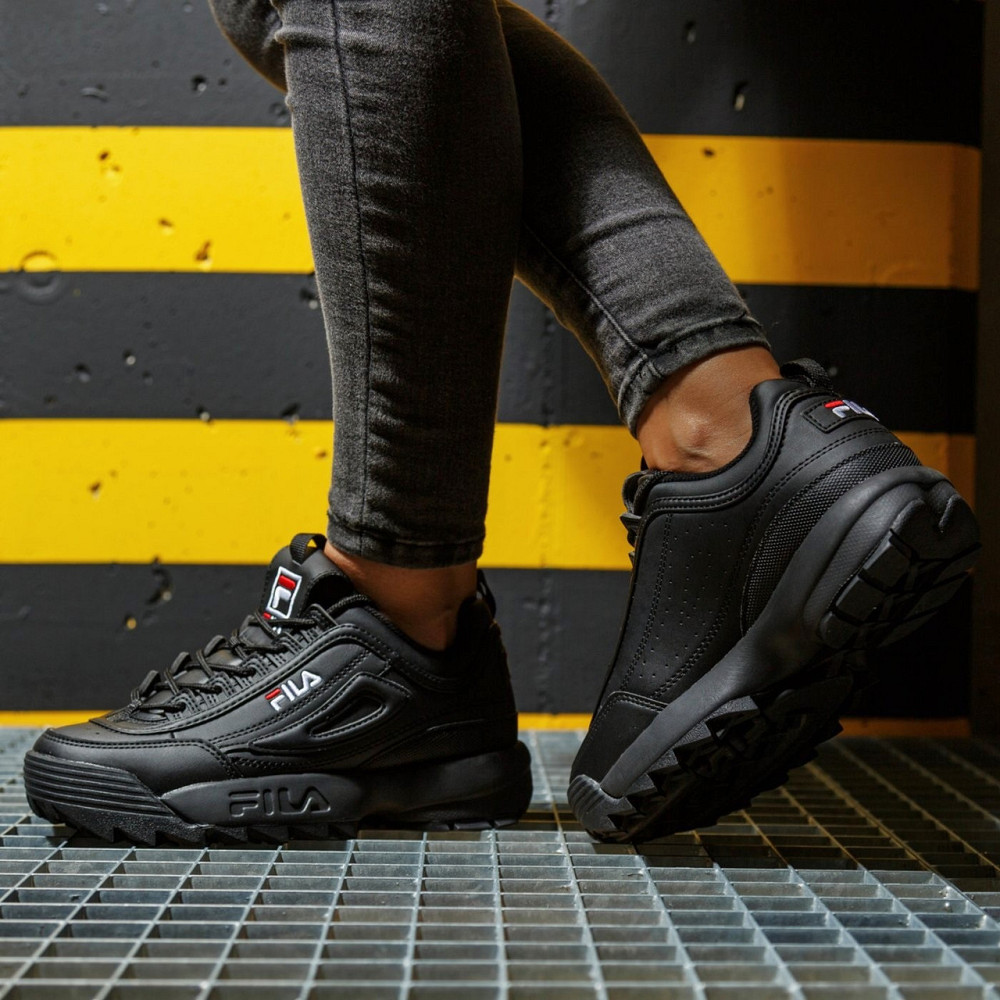 Кросівки FILA Disruptor Чорні Жіночі Філа (розміри: 36,37,38,39) Відео Огляд Дніпро - фото 4