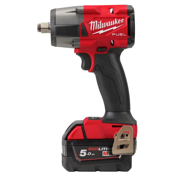 Гайковерт високомоментний MILWAUKEE 1/2" (881 Нм) з кільцем M18 FMTIW2F12-502X: з АКБ 18V 2шт-5 Ah+ЗП, кейс, 3100уд/хв, 1325 об/хв Київ