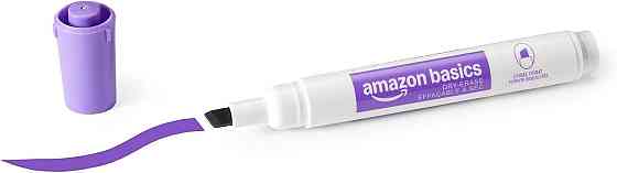 Набір маркерів для білої дошки Amazon Basics Low-Odor Chisel Tip різнокольорові 36 шт низький запах сухостираємий Київ