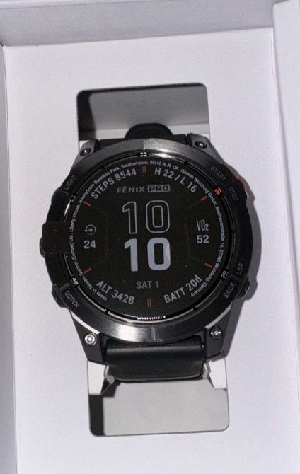 Смарт-Часи Garmin Fenix Pro Solar Slate Gray w. Black Band Київ - фото 1