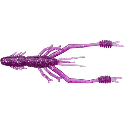 Силикон рыболовный Reins Ring Shrimp 4" 428 Purple Dynamite (8 шт/уп.) (1552.10.26) Винница - изображение 1