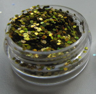 Прикрашання для дизайну нігтів "Брокард", колір золотий Київ - фото 2