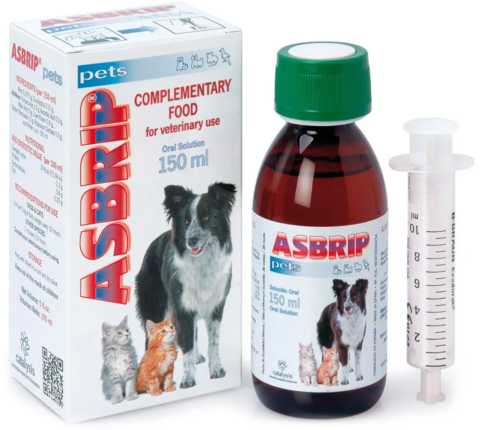 Розчин для собак та котів Асбрип Asbrip pets від кашлю 150 мл, Catalysis Вінниця - фото 2