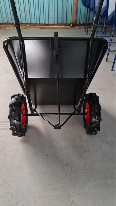 Тачка строительная Garden joys 200 Черный Тачка для перевозки песка Тачка для строительства Белая Церковь - изображение 5